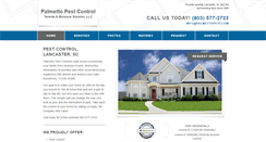 Desktop Screenshot of palmettopest.com